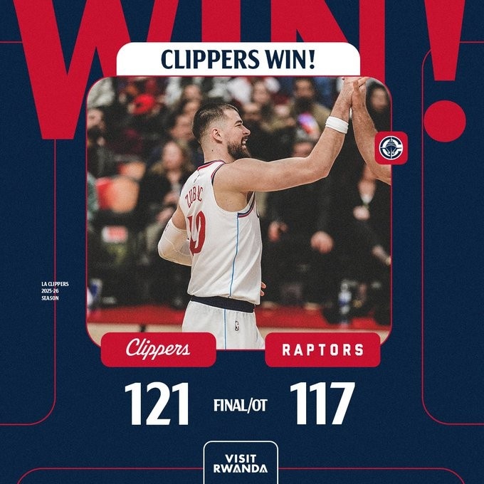 kaiyun 官网-一战打破质疑？快船官推发布赢球海报：封面人物祖巴茨